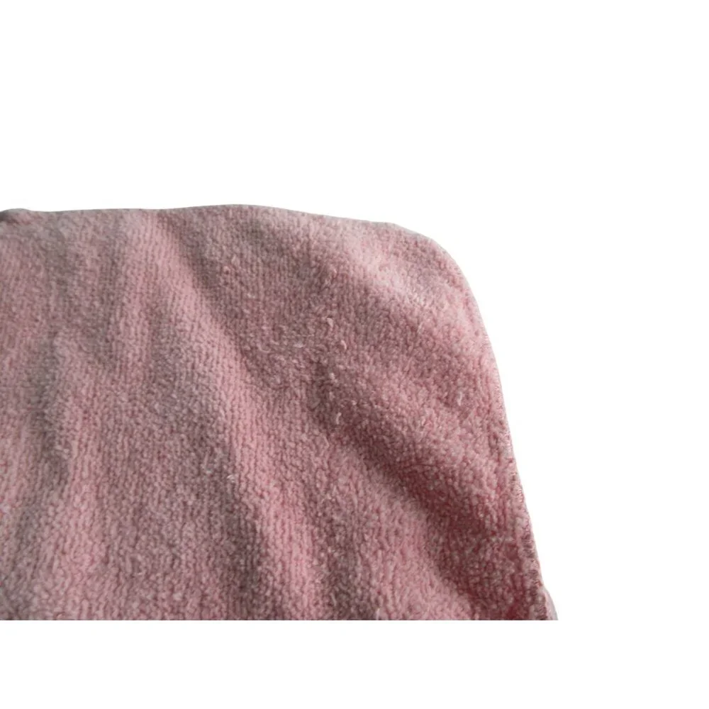 Vintage Five Pc Bathworks Pink Towel Lace Accents GUC USA Made